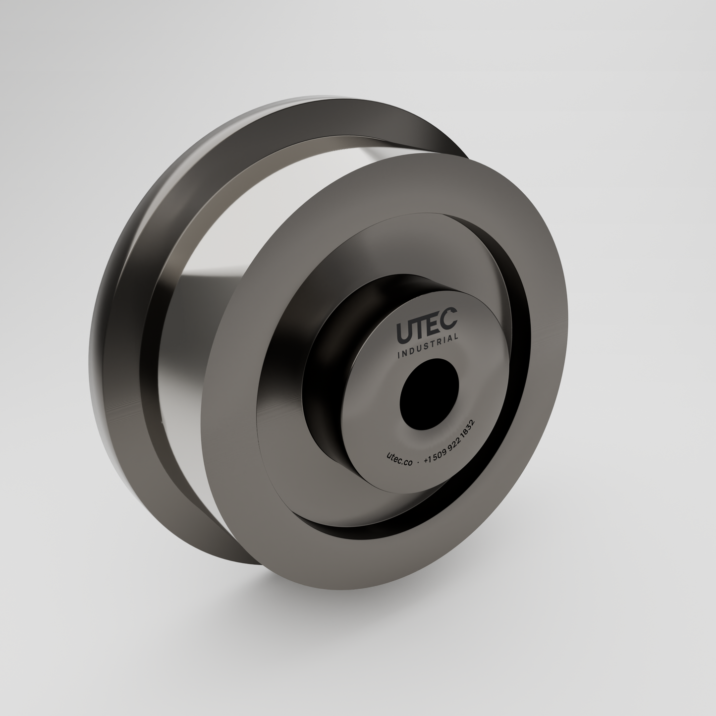 12" Single-Flanged Industrial Wheel