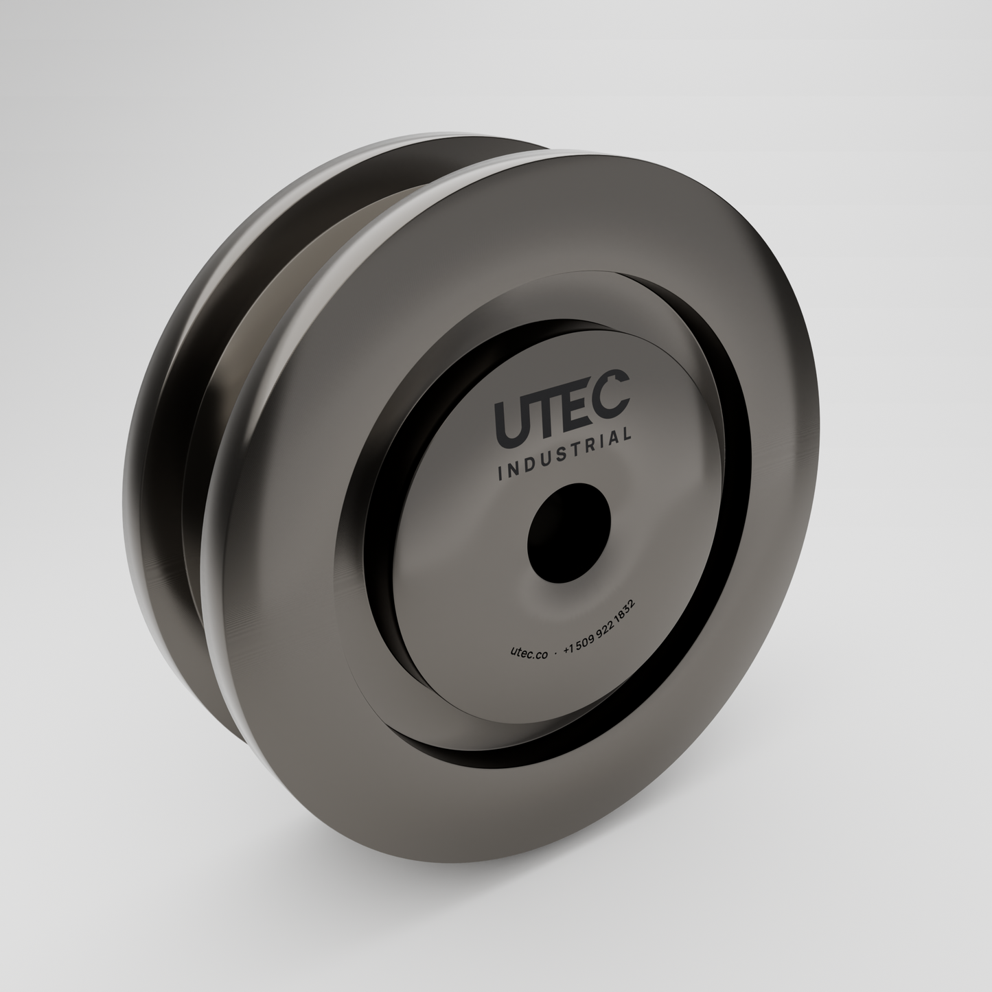15" Double-Flanged Crane Wheel