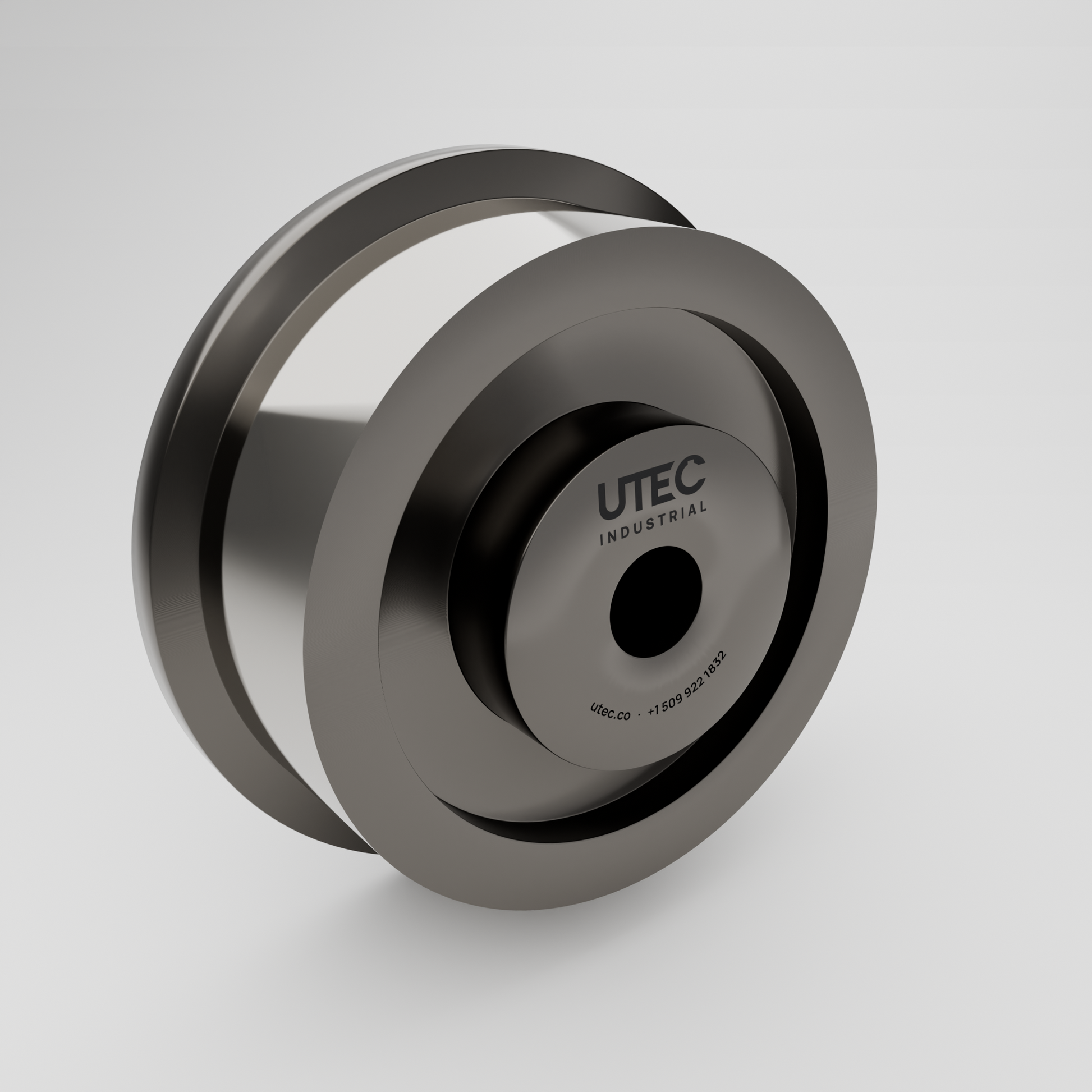 14" Single-Flanged Industrial Wheel