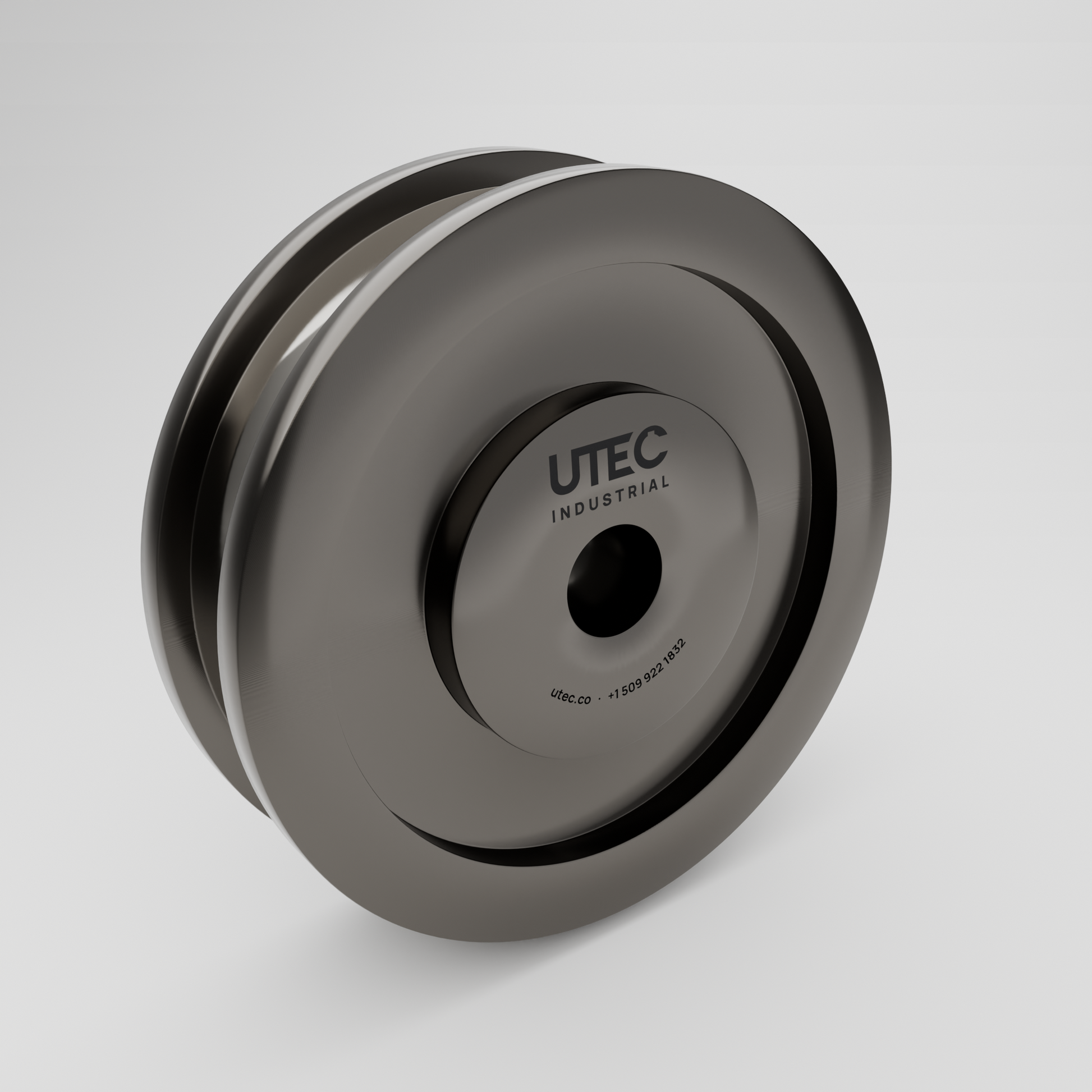 21" Double-Flanged Crane Wheel