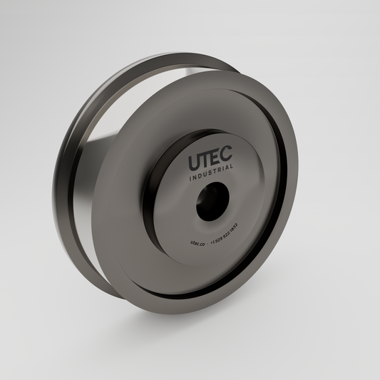 22" Single-Flanged Industrial Wheel