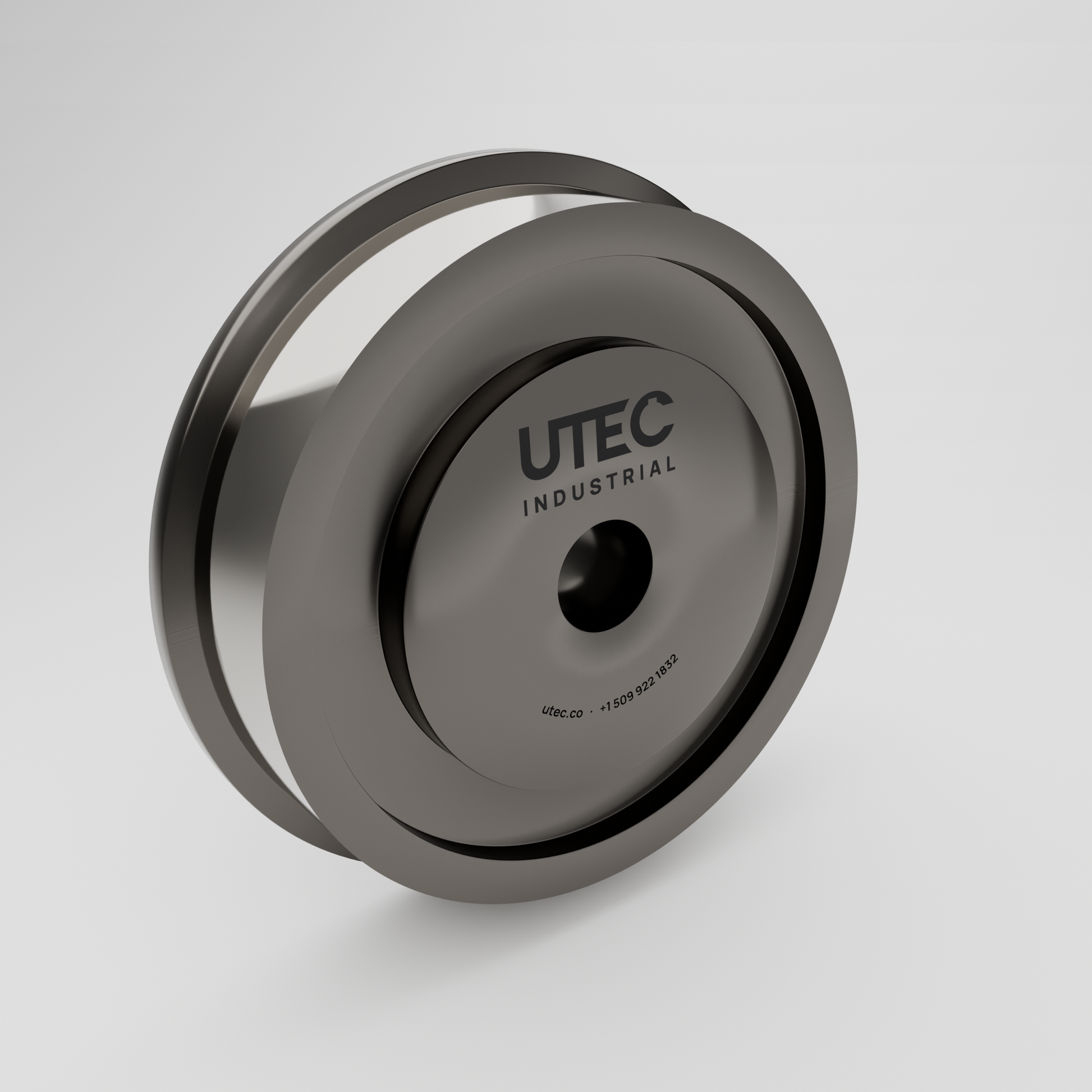 22" Single-Flanged Industrial Wheel
