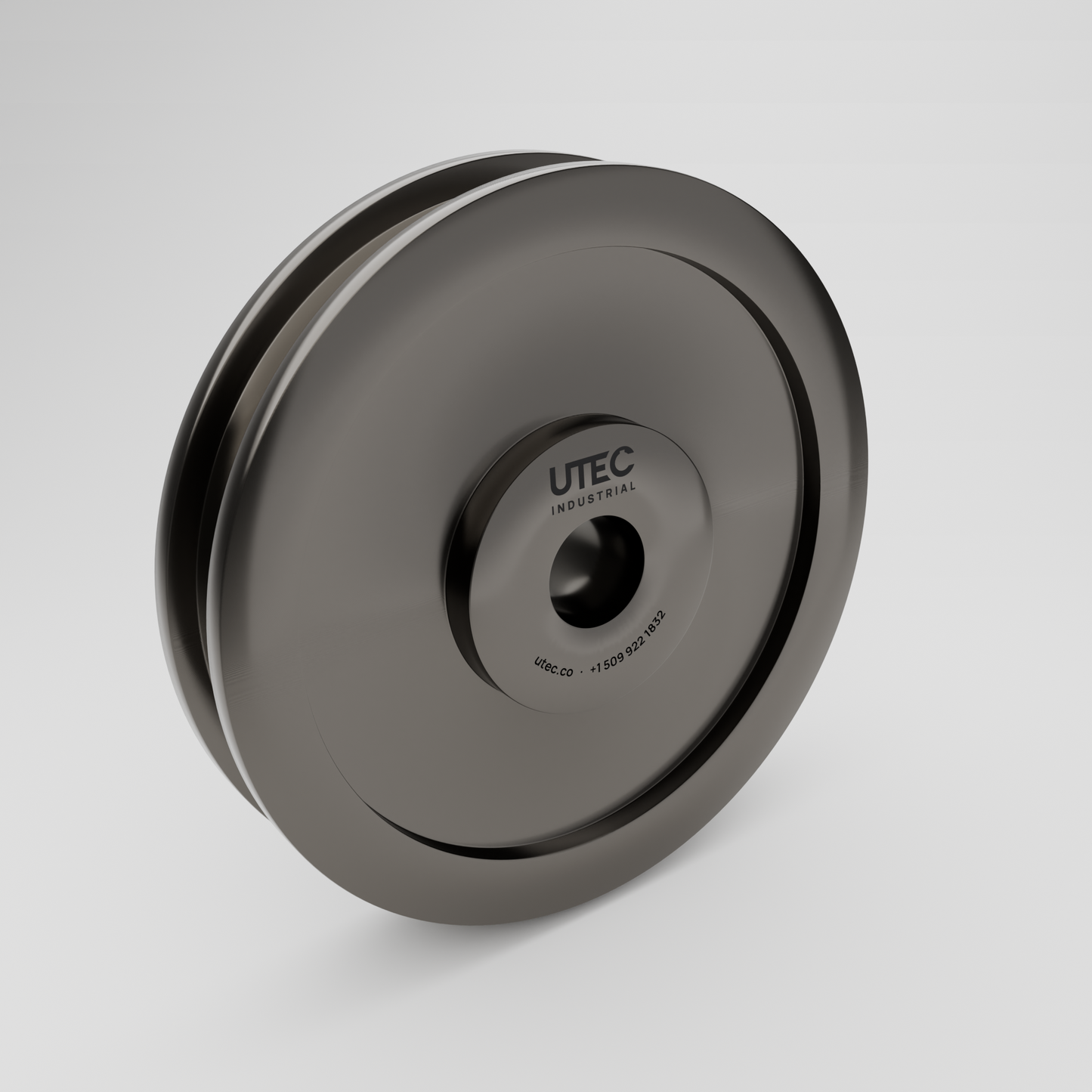 24" Double-Flanged Crane Wheel