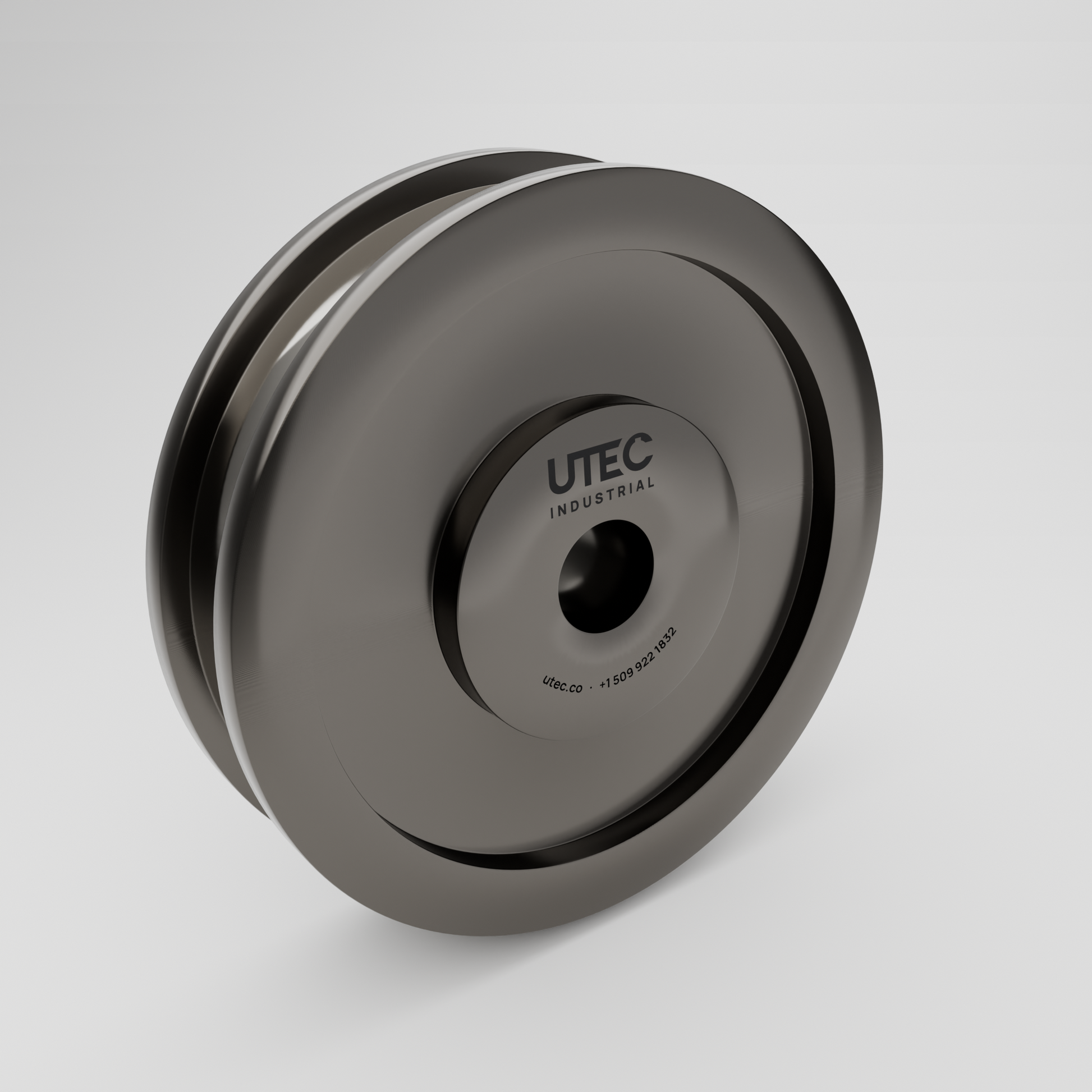 24" Double-Flanged Crane Wheel