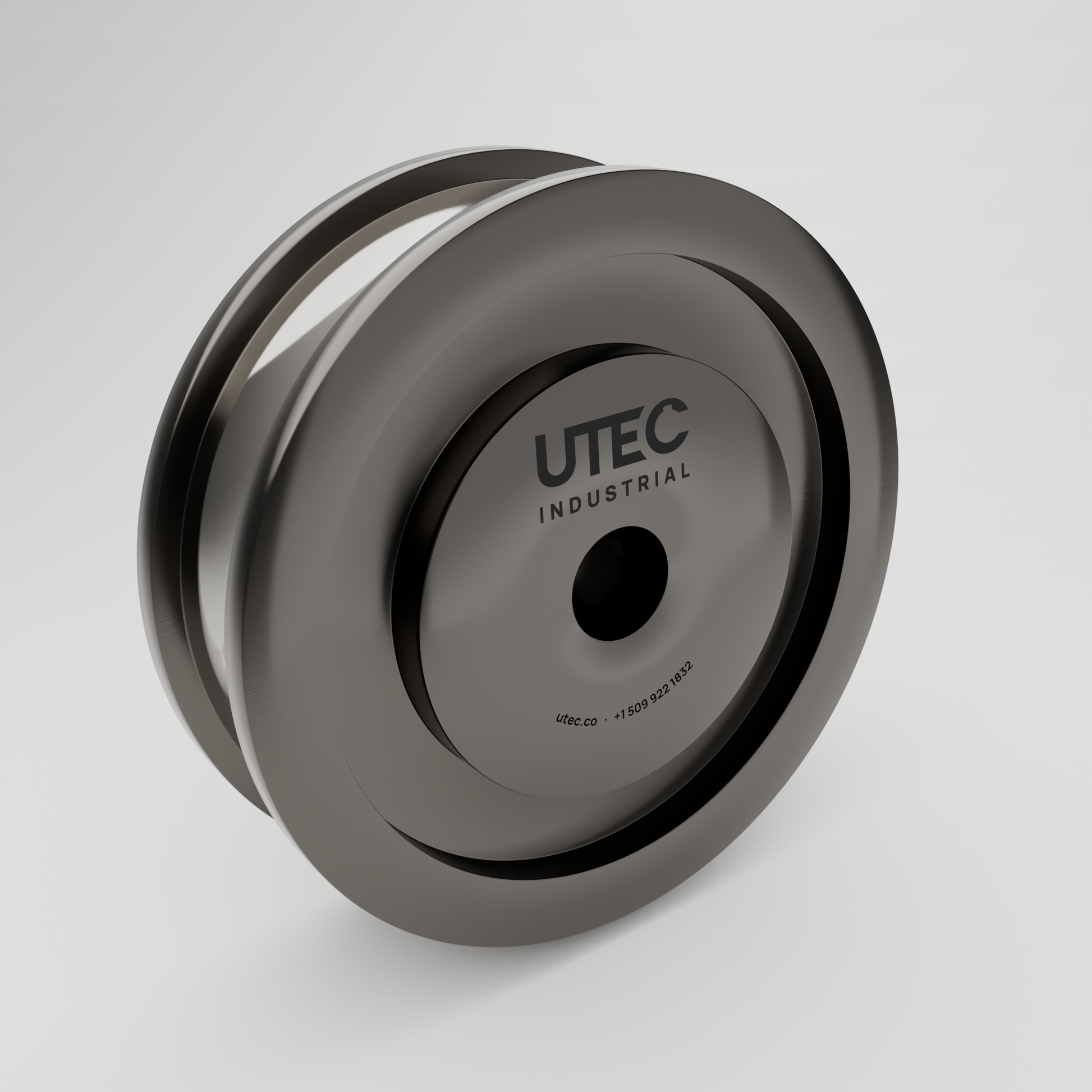 24" Double-Flanged Crane Wheel