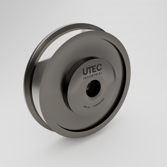24" Single-Flanged Industrial Wheel