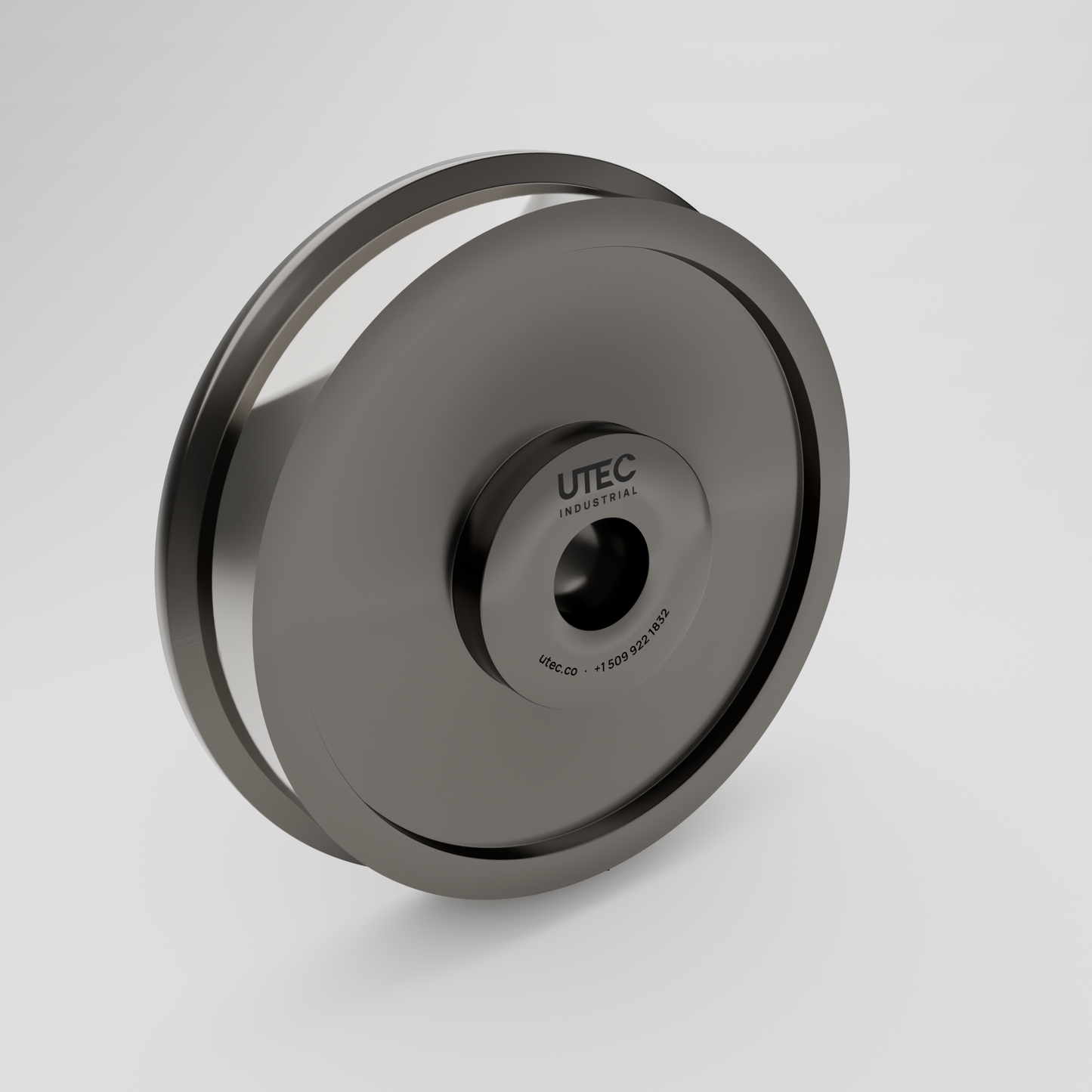 24" Single-Flanged Industrial Wheel