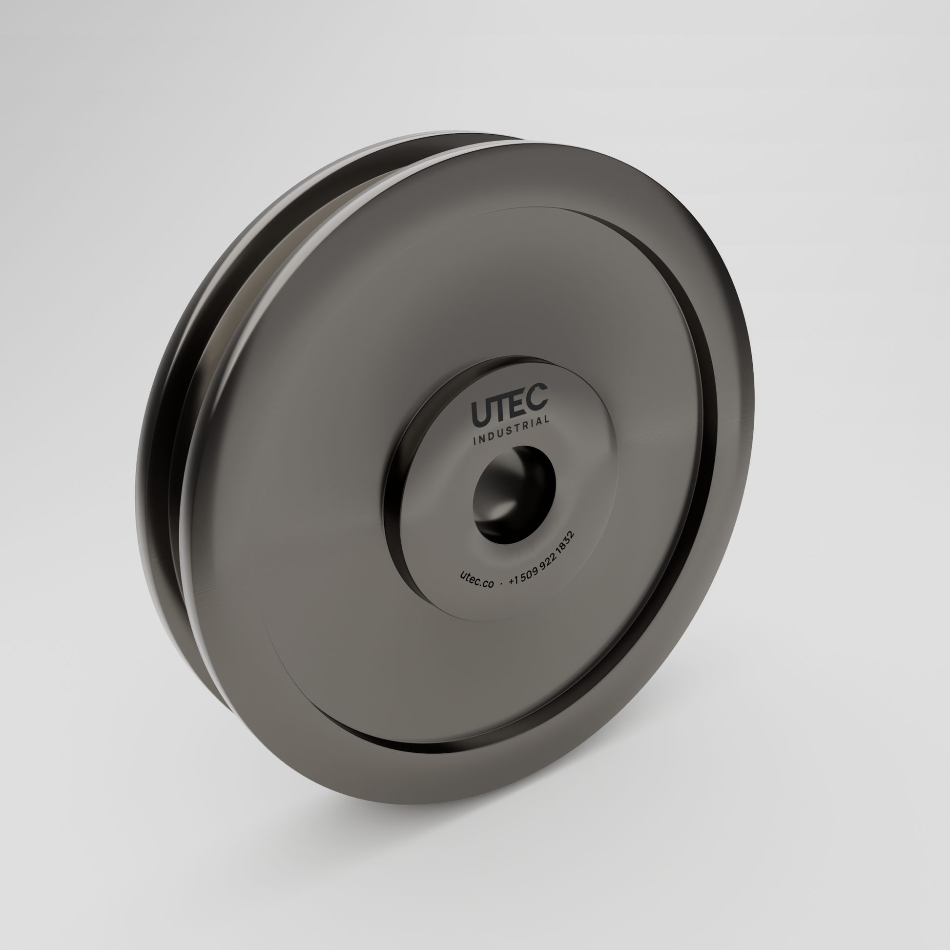 27" Double-Flanged Crane Wheel