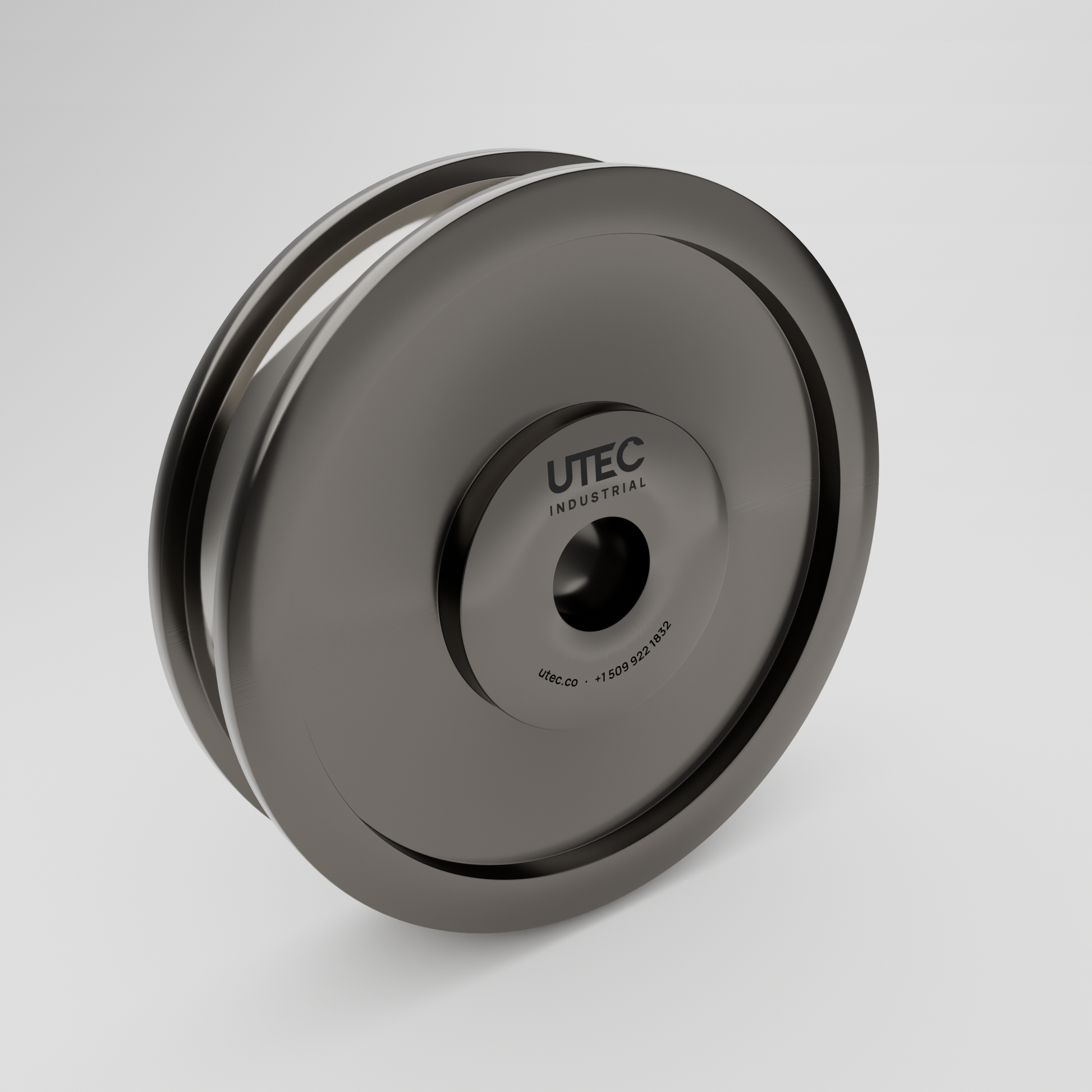 30" Double-Flanged Crane Wheel